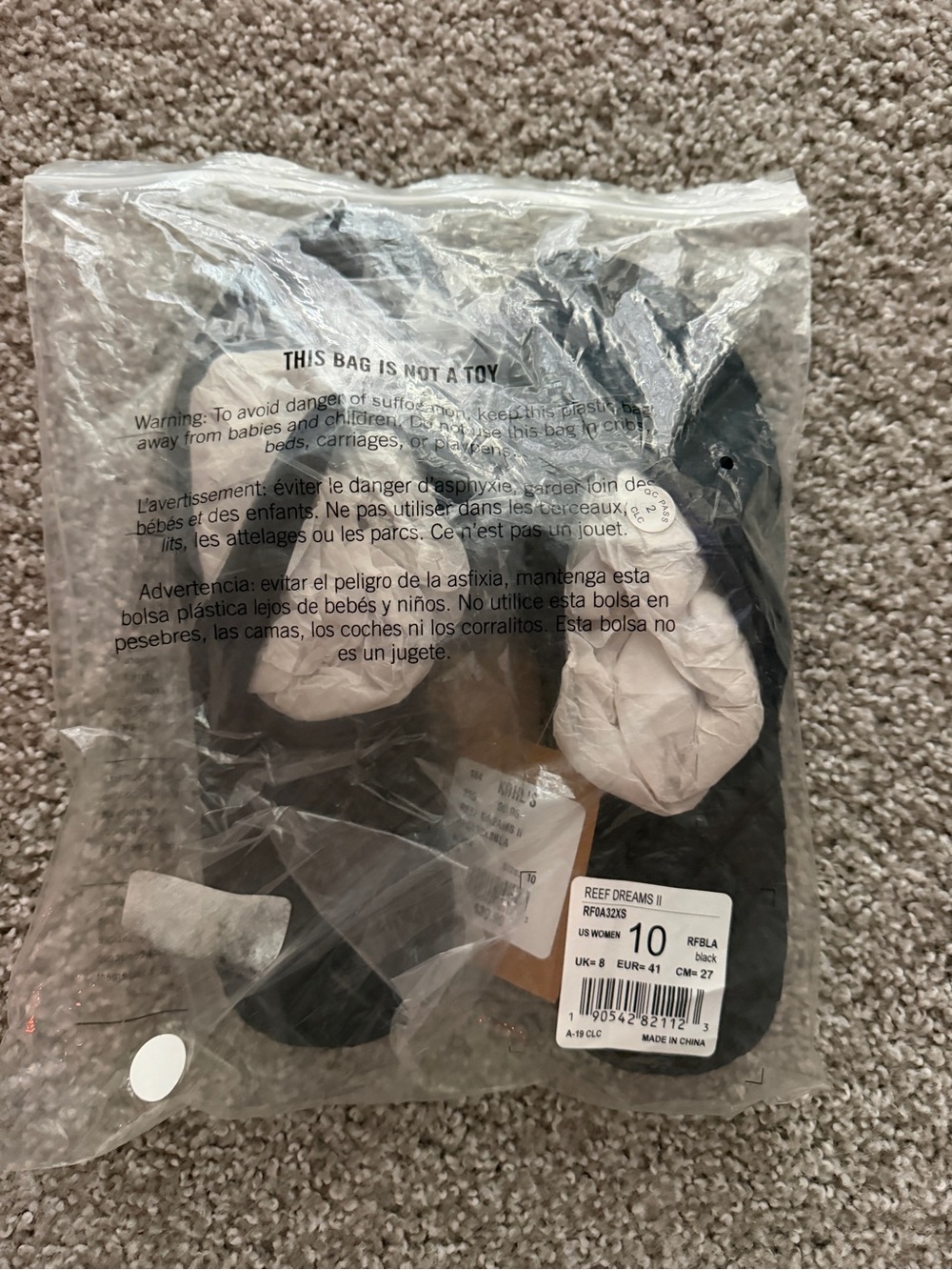 Reef Black Women's Sandals